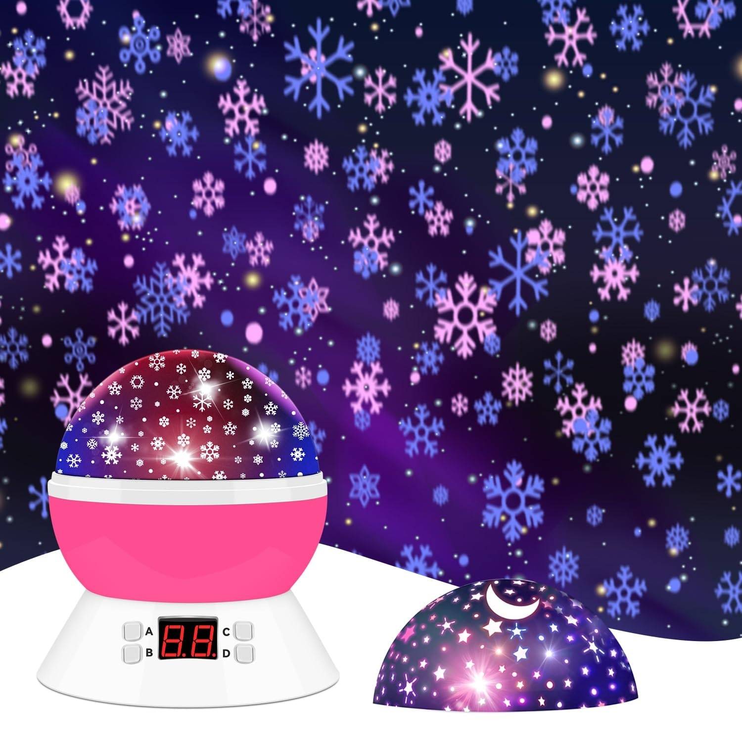 Night light projector Snowflake Projector