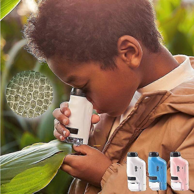 Handheld Microscope Kit Lab Led Light