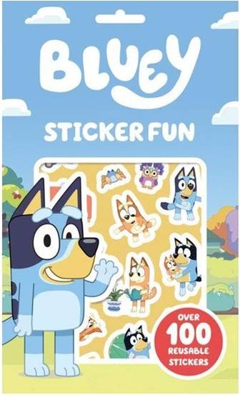 Bluey Sticker Fun 100 Stickers