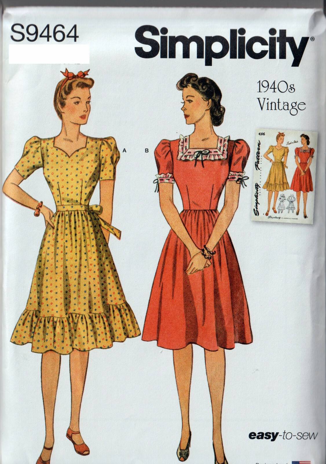 Simplicity Sewing Pattern 9464