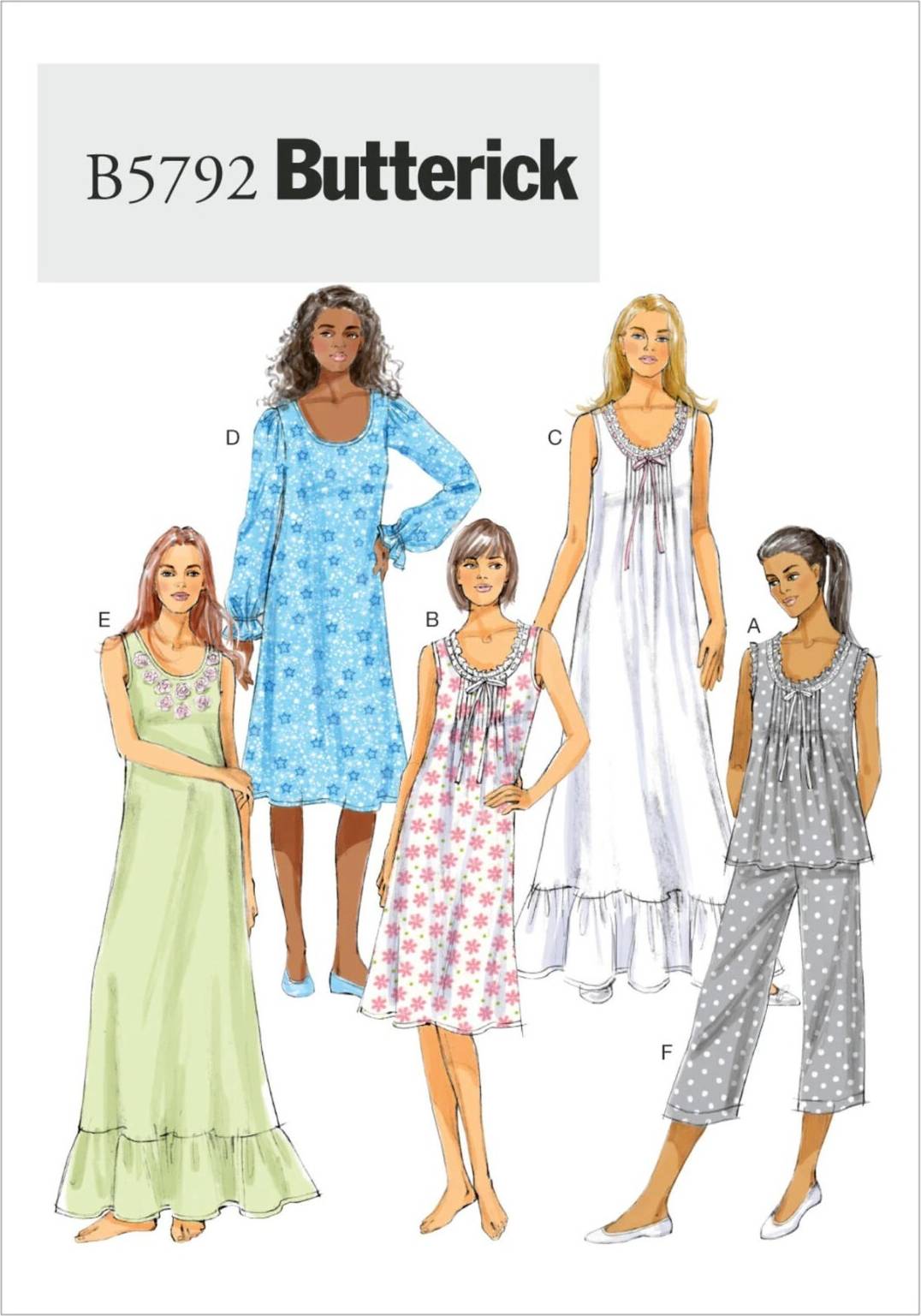 Buttericks Butterick Sewing Pattern 5792