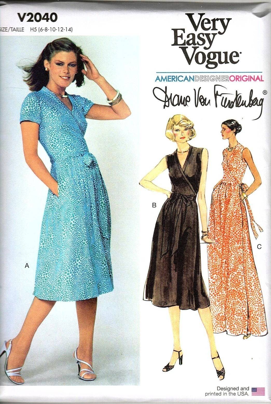 Vogue Paper Sewing Pattern 2040