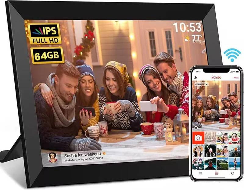 Frameo 10.1 Frameo Uhale 10.1-Inch Smart WiFi Digital Photo Frame