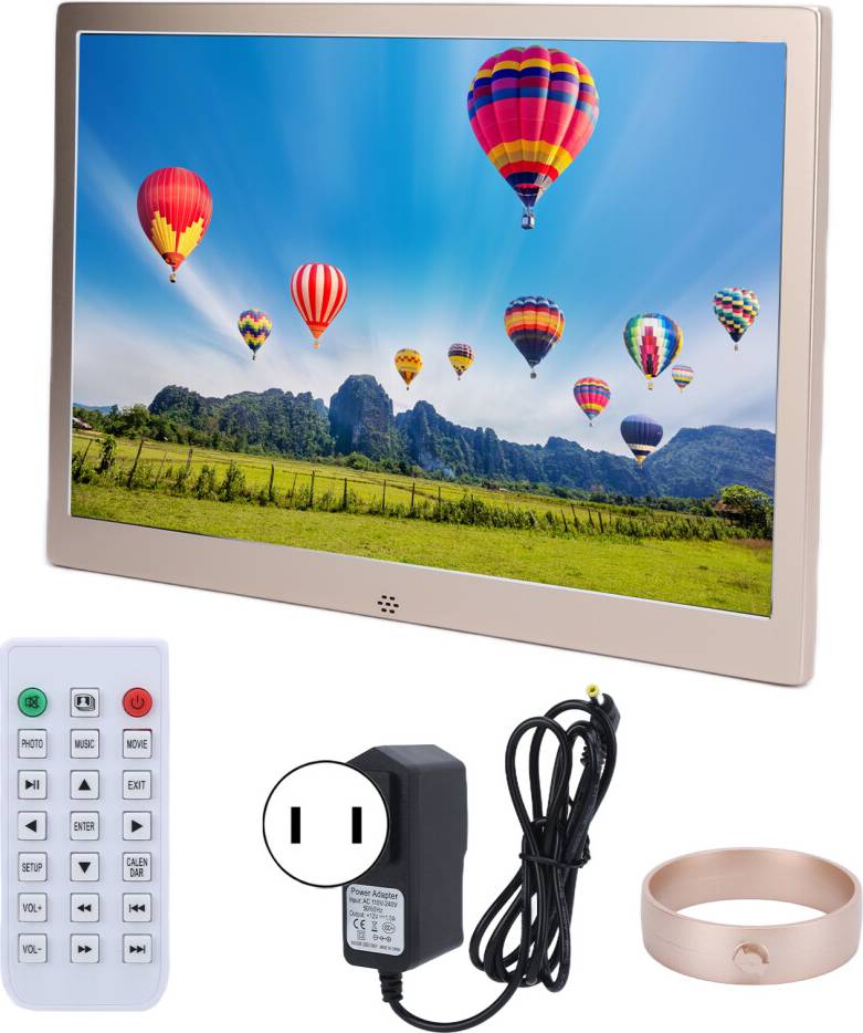 12 Inch Metal Digital Photo Frame HD