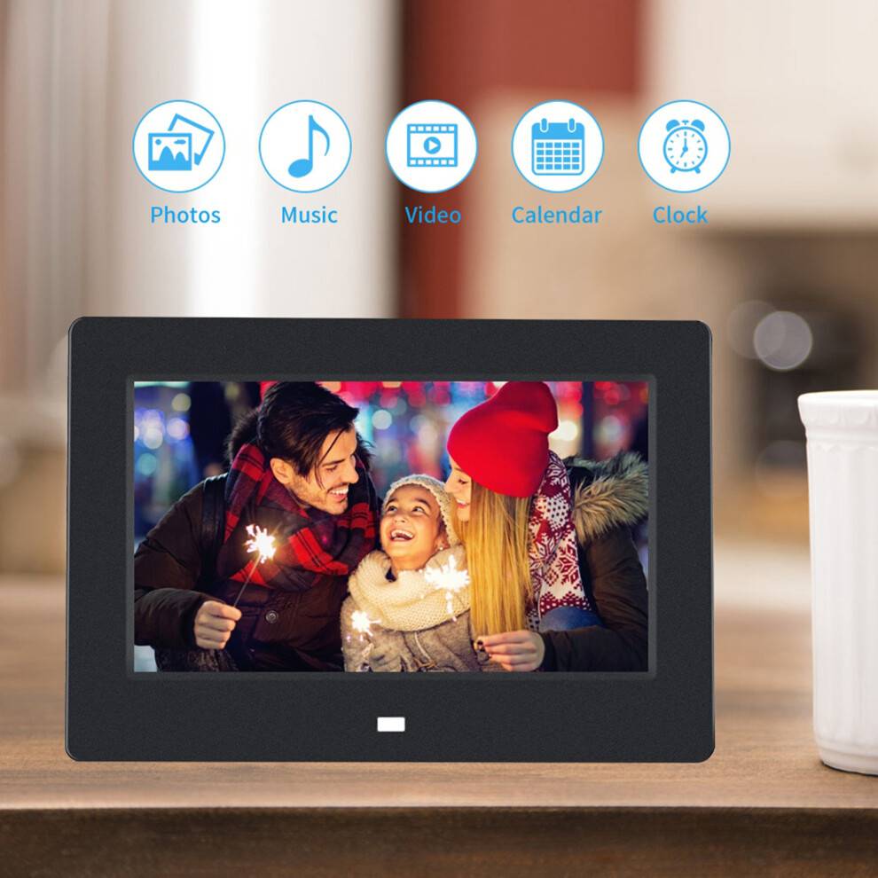 7-Inch 1024x600 HD Digital Photo Frame