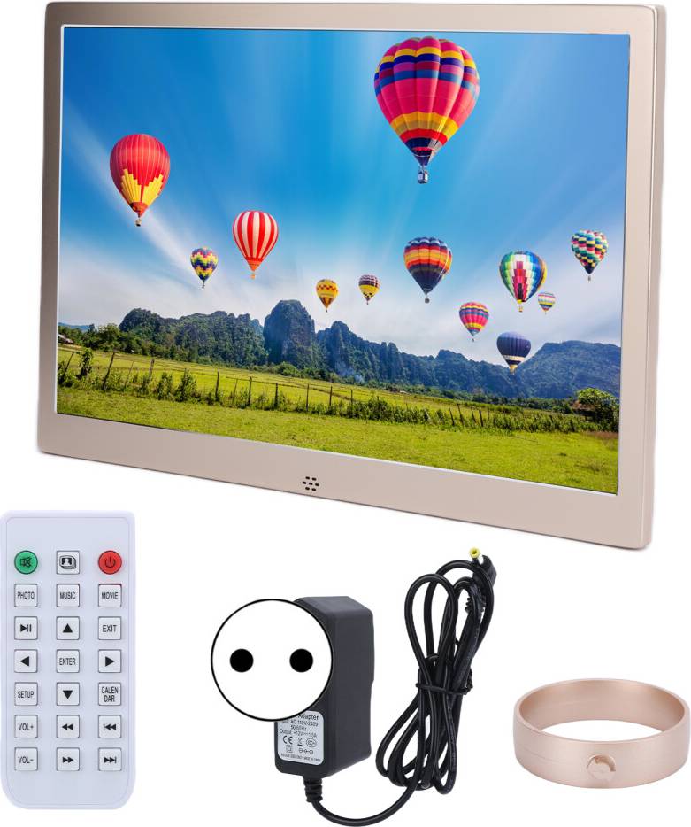 12 Inch Metal Digital Photo Frame HD