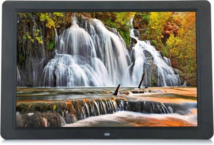 15 Inch Digital Photo Frame Black LED