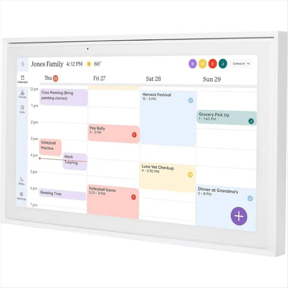 Exogio 10 Inch Digital Frame Calendar