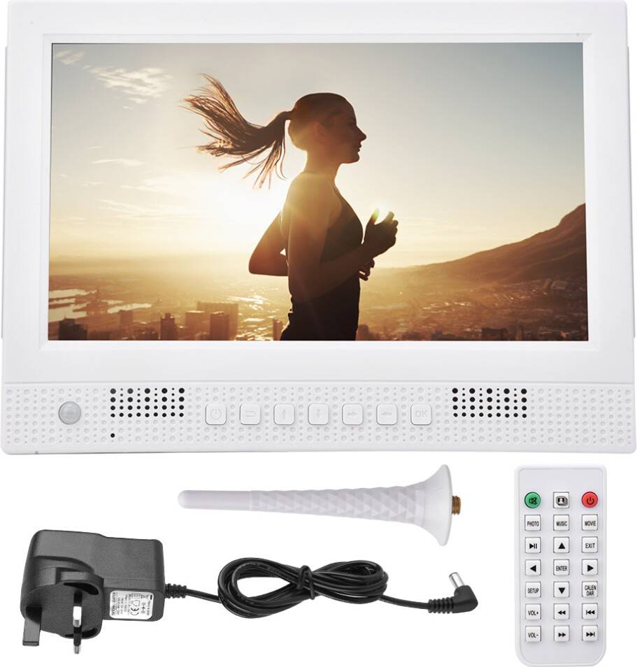 10in Digital Photo Frame Video Alarm Clock