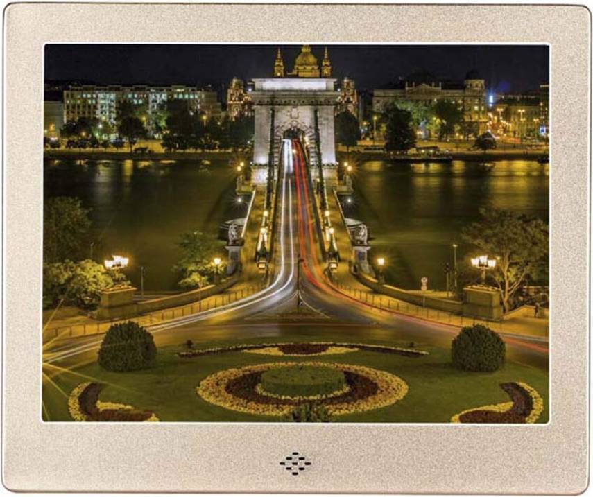 Photo Frame 8 Inch Digital Metal LED Video Player