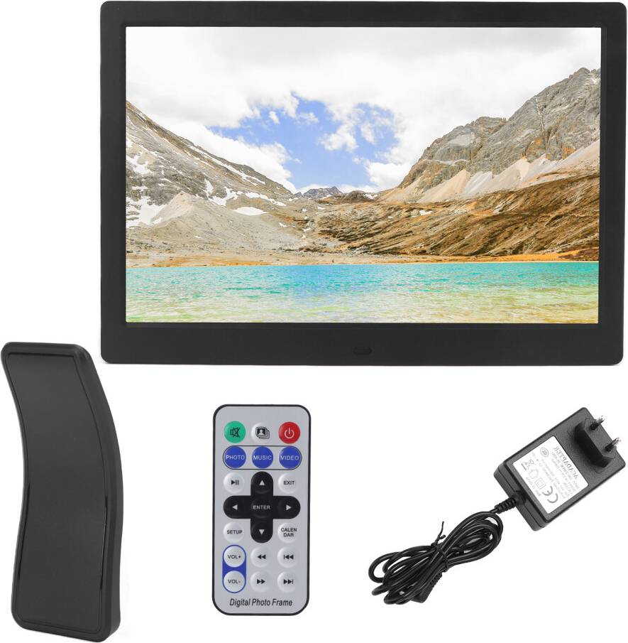 Digital Photo Frame FHD IPS Display Remote
