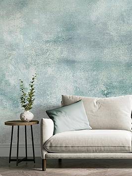 Very Collection Distressed Texture Mural Blue