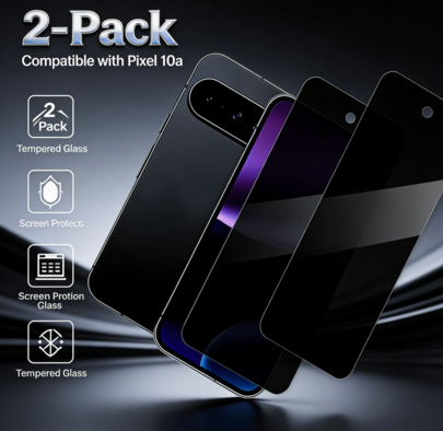 Shein Fully Transparent Anti-Peeping Pixel Phone Screen Protector 2pcs