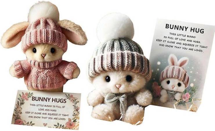 Mini Bunny Hug Easter Gift Rabbit Plush Toy