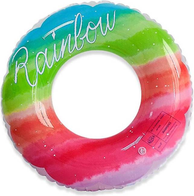 Rainbow Inflatable PVC Pool Float Ring