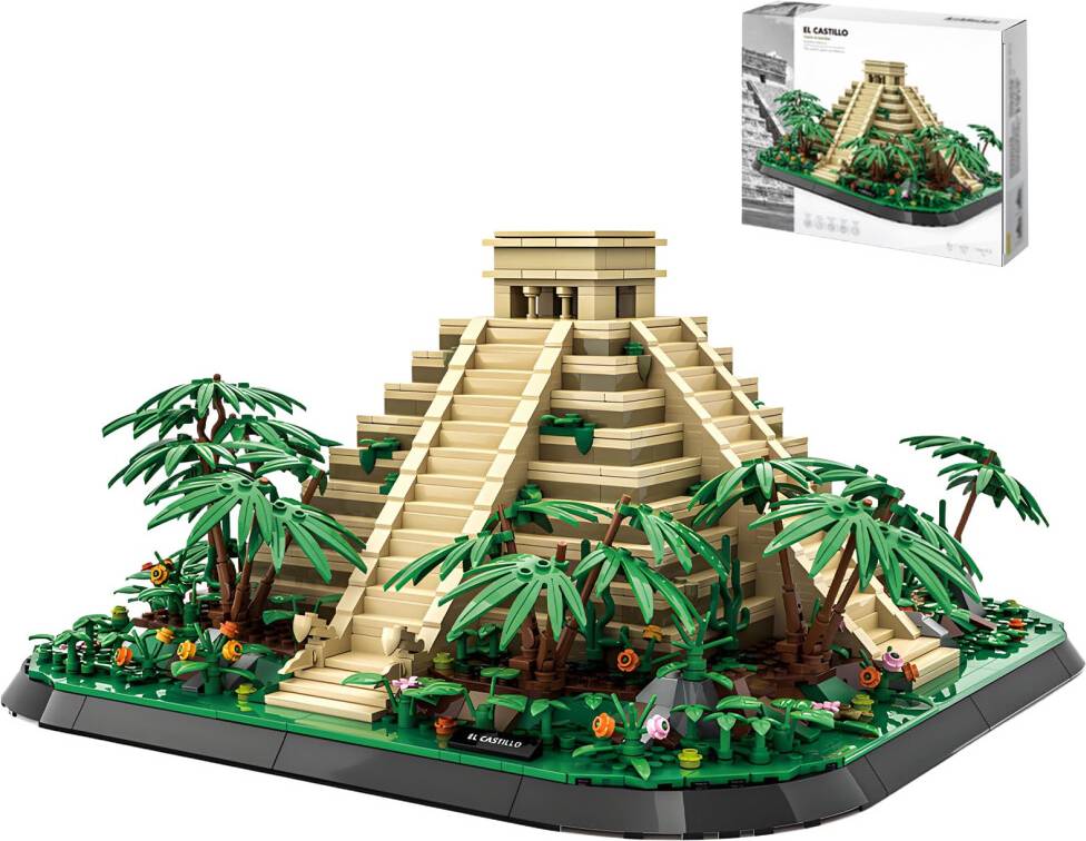Lego architecture architecture El Castillo Pyramid Building Blocks Set