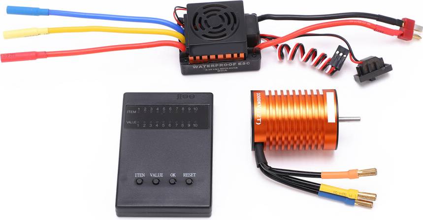 Sensorløs Børsteløs RC Motor Programmerbart ESC System