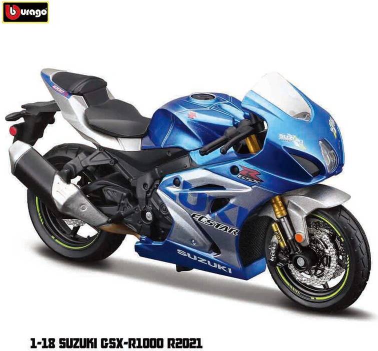 GSX-R1000 R 2021 1 18 Alloy Motorcycle Model