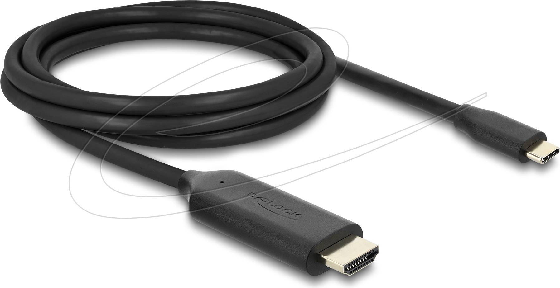 DeLock Videoadapterkabel Sort