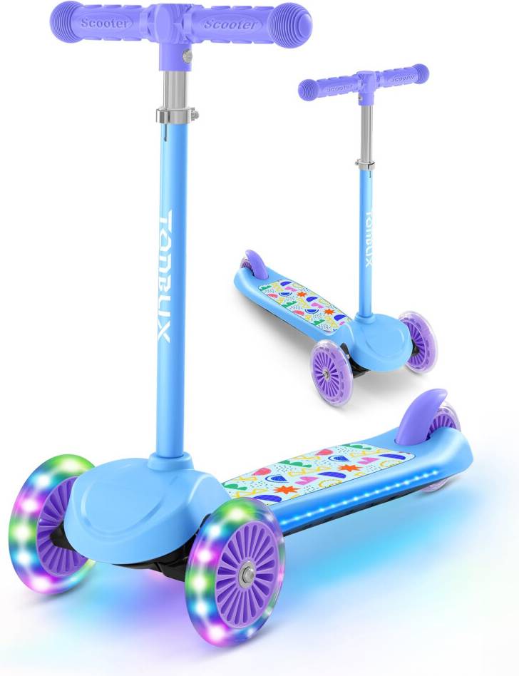 3 Wheel Tri Scooter Easy Folding System