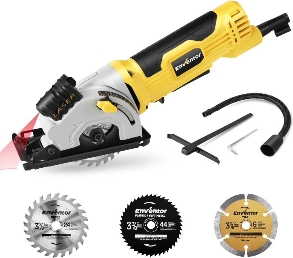 Enventor Mini Circular Saw 580W Compact
