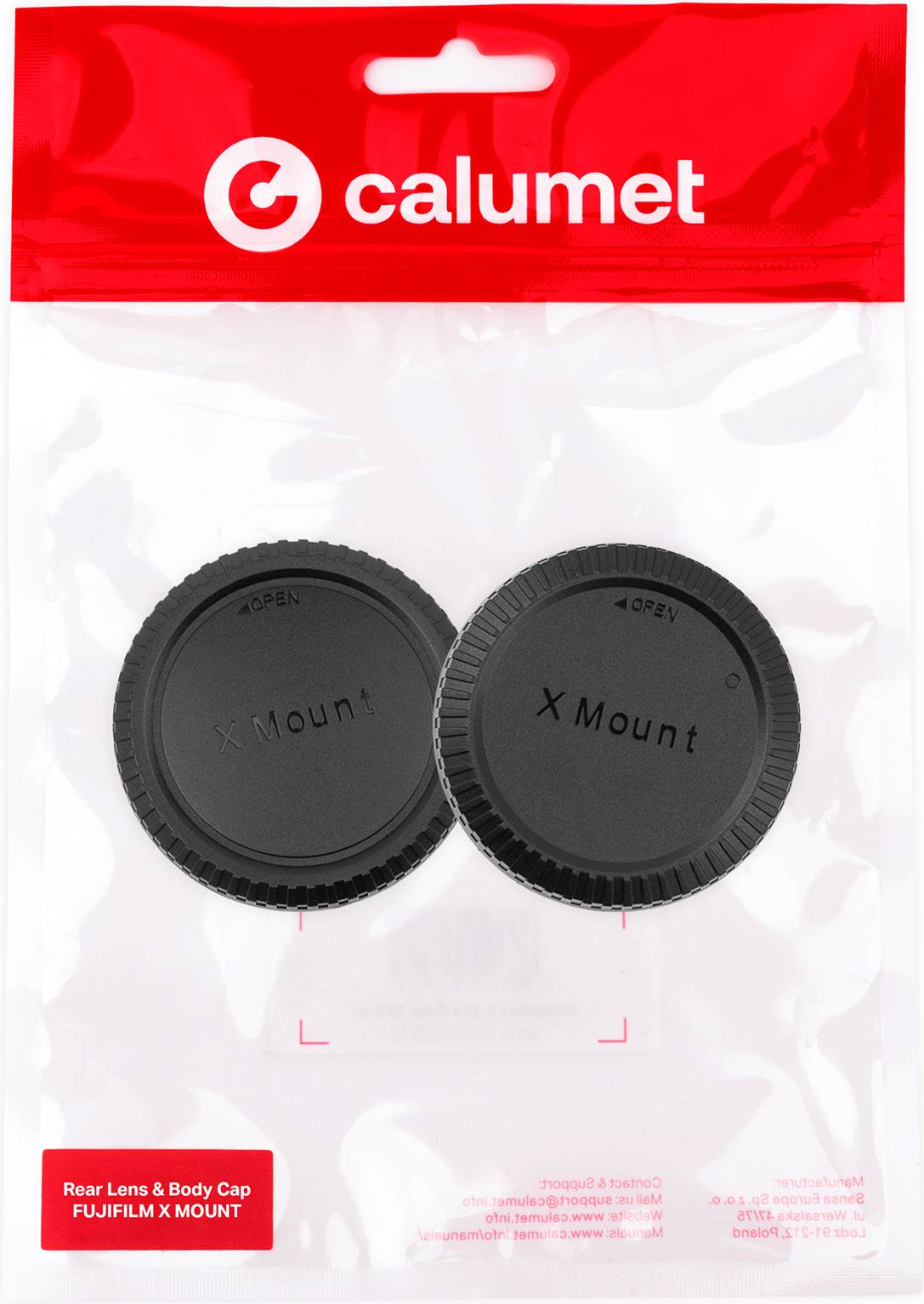 Calumet Body Kit Fujifilm X Mount Rear Lens Cap