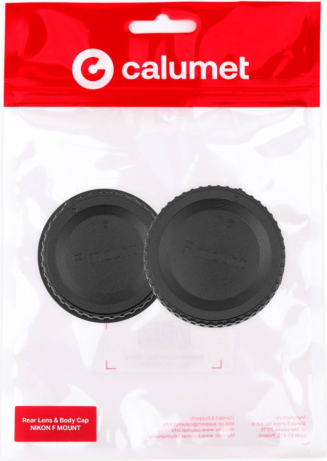 Calumet Body Kit Nikon F Mount Rear Lens Cap