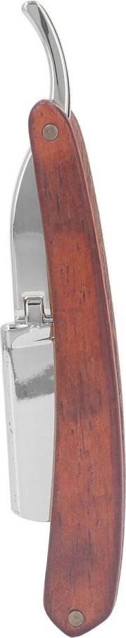 Natural Wood Handle Straight Razor Stainless Steel