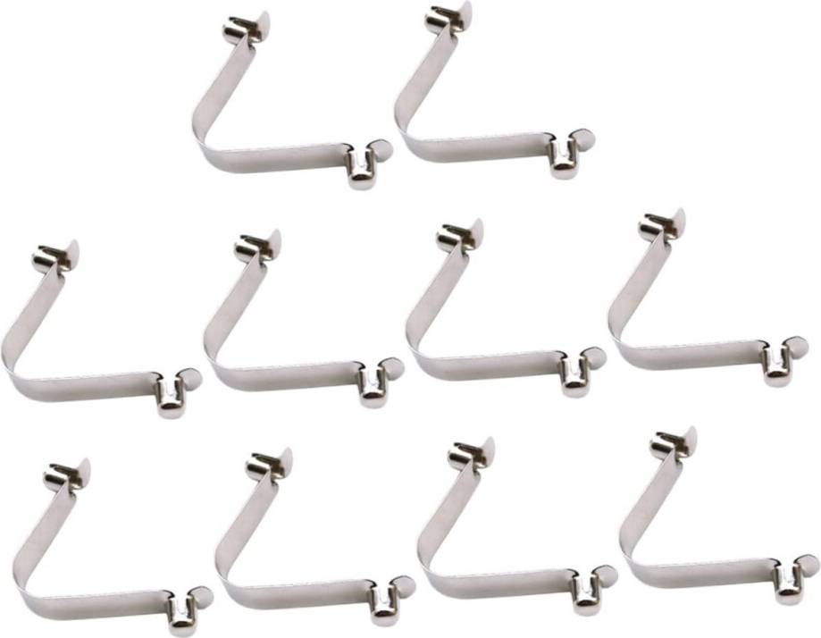 10Pcs Stainless Steel Pool Spring Clips