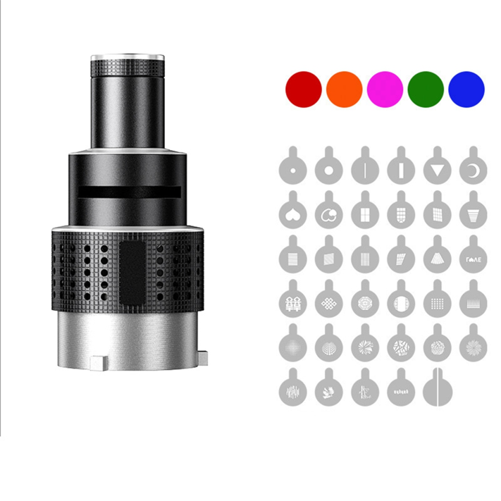 Tauoh Photograph Flash Snoot Conical Lens Video Modelling Shape Light Kit
