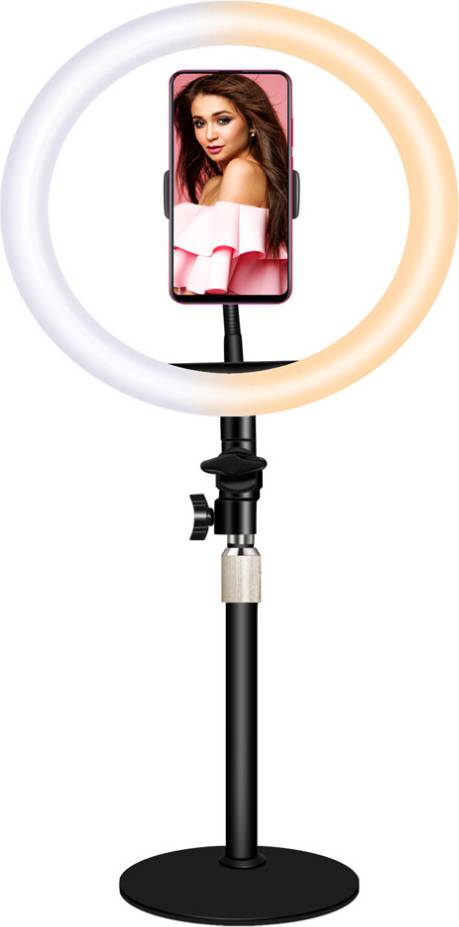 LED Selfie Ringlys Med Stativ