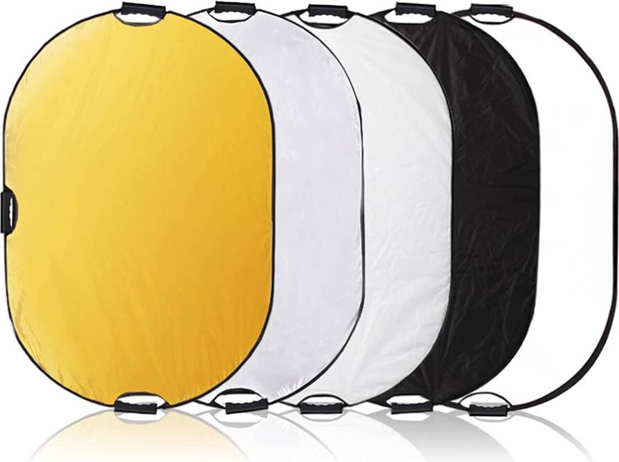 Photography Light Modifier 5 in 1 Oval Diffusers Set