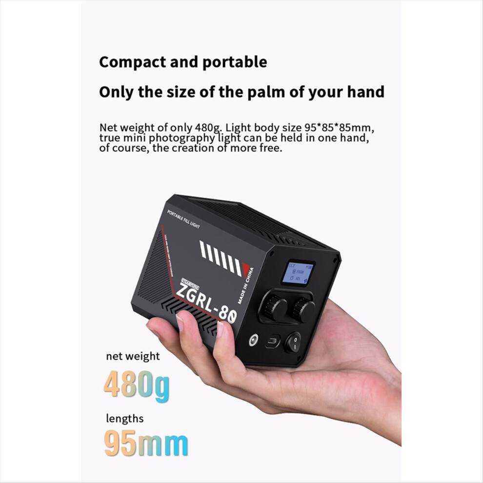 60W Pro Portable LED Video Light