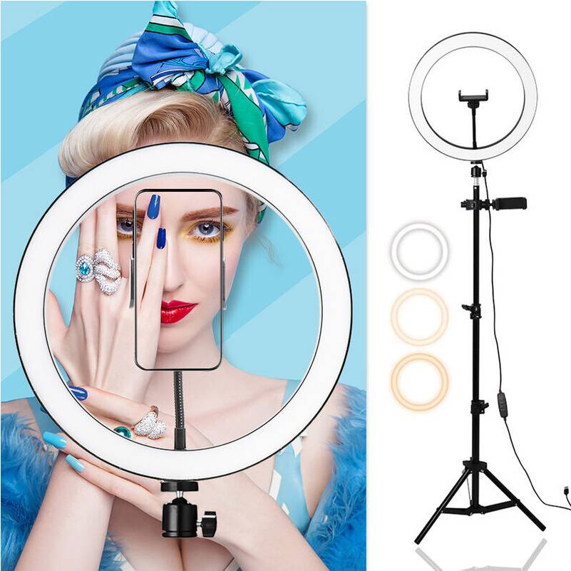 10-Inch Ring Light With Adjustable Brightness