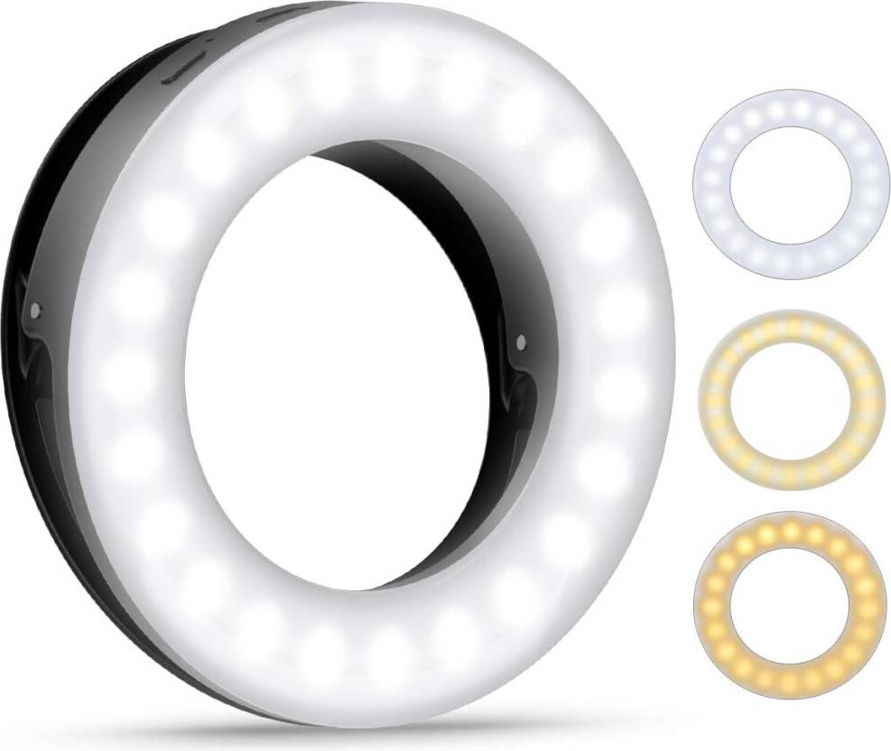 Selfie Ringlys Dæmpbar Clip-On