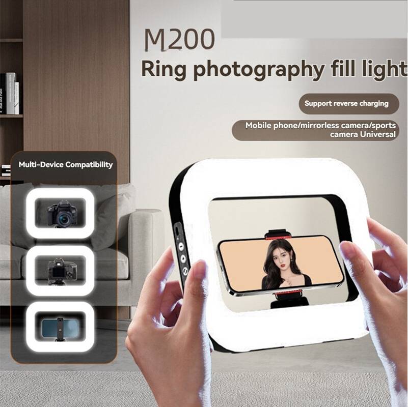 Tauoh Handheld Ring LED Rechargeable Fill Light