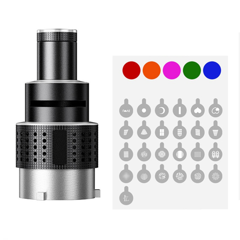 Photograph Flash Snoot Conical Lens Kit