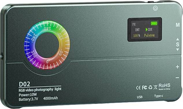 Jojomino Full Color Small Panel LED Fill Light