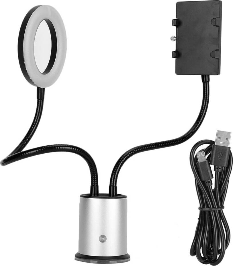 Justerbar LED Ringlys Med 3 Lystilstande