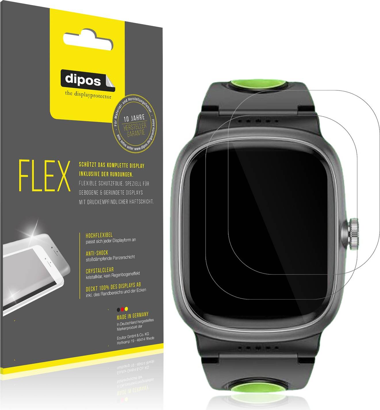 Dipos Screen Protector For Anyloop Kinder Smartwatch