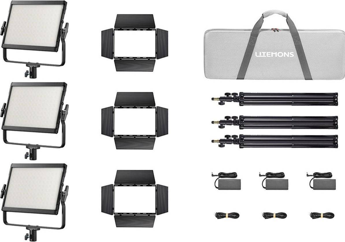 Godox LP1200Bi K3 Black Litemons Bi Color LED Light Panel Kit