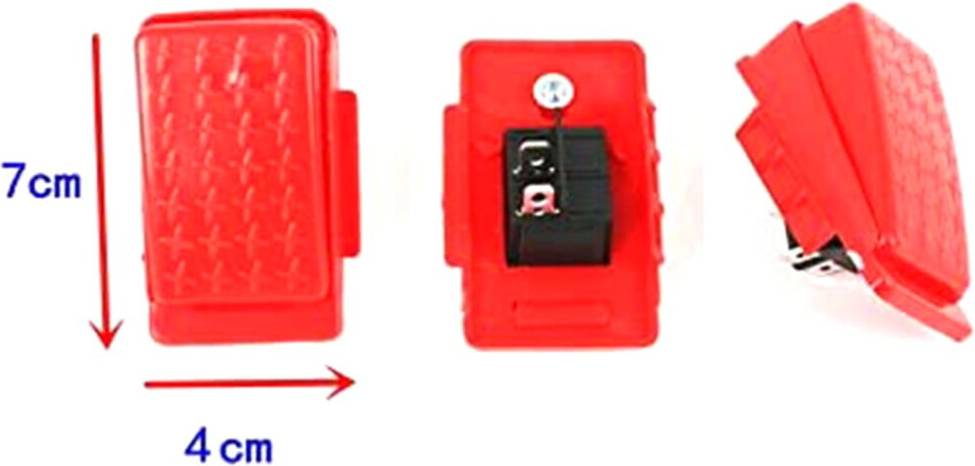 Red Lockout Device 7x4cm