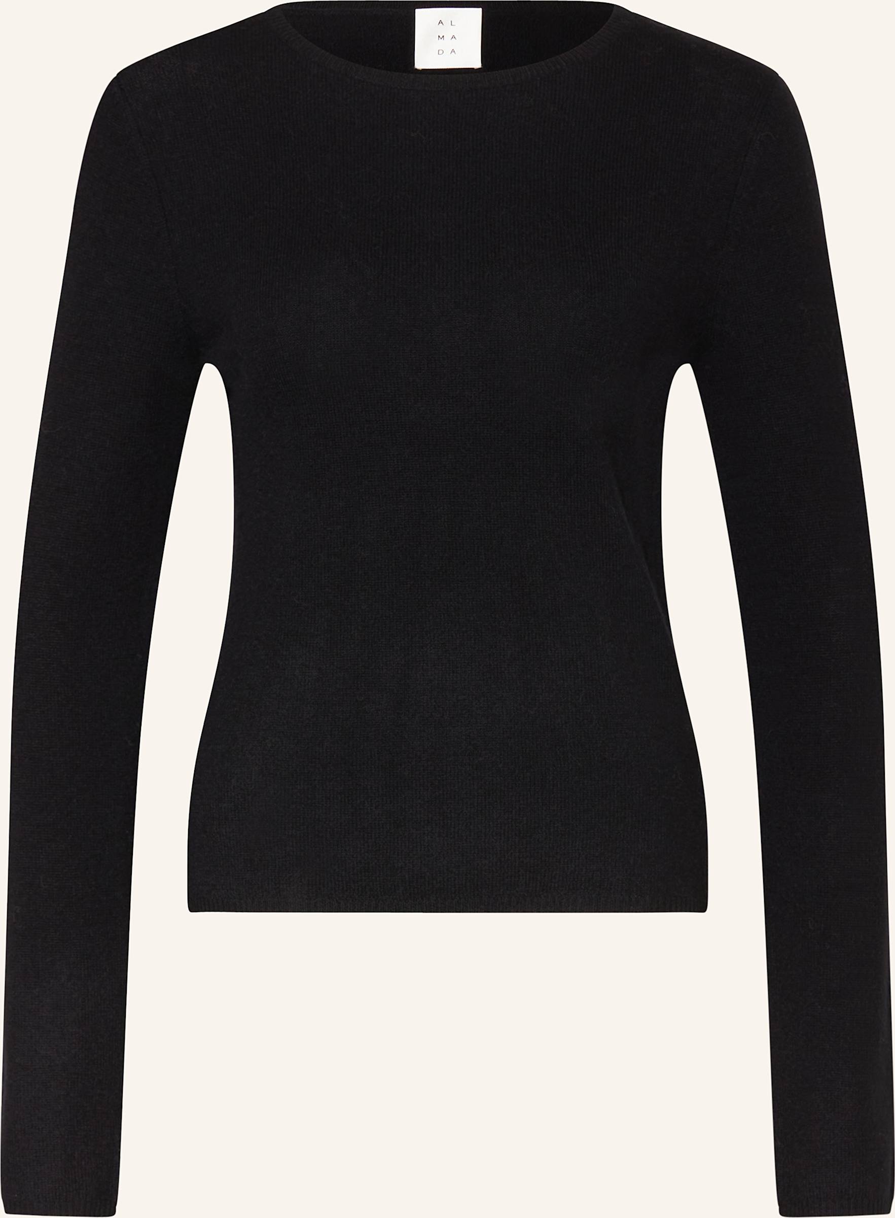 Almada Label Cashmere Strik - Sort