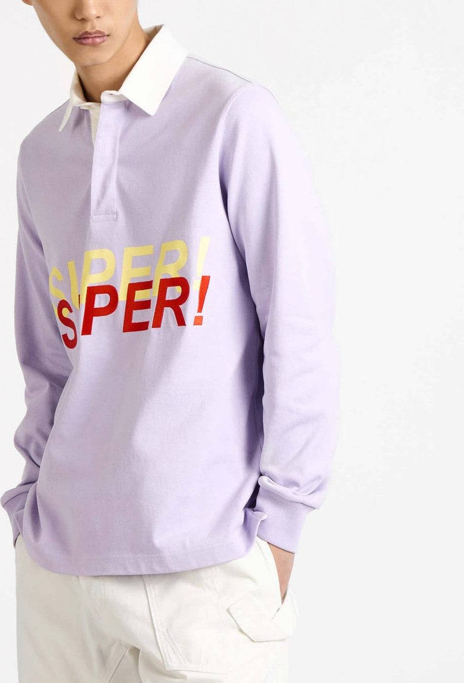 Super Rugby Polo Top Topper - Lilla