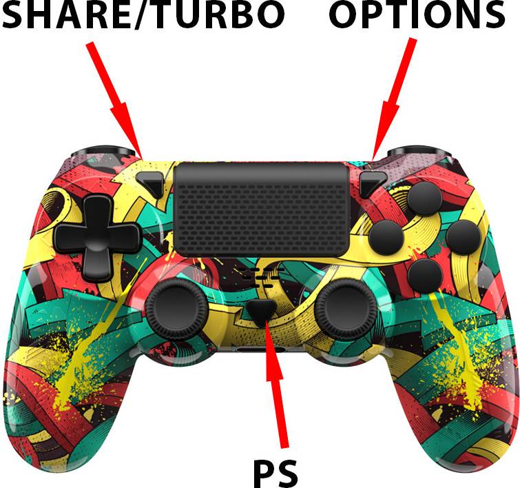 Maxpower Wireless Bluetooth Controller For PS4 2.4G Game