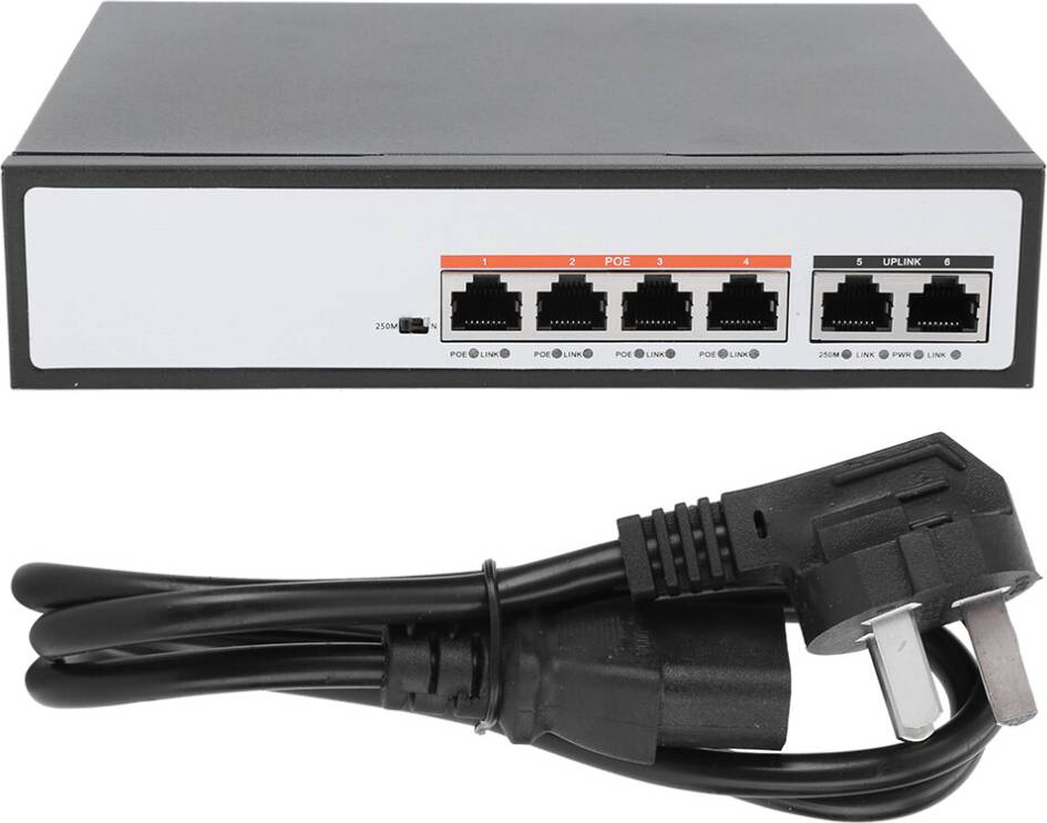 Poe +switch Desktop Fanless Design PoE Switch