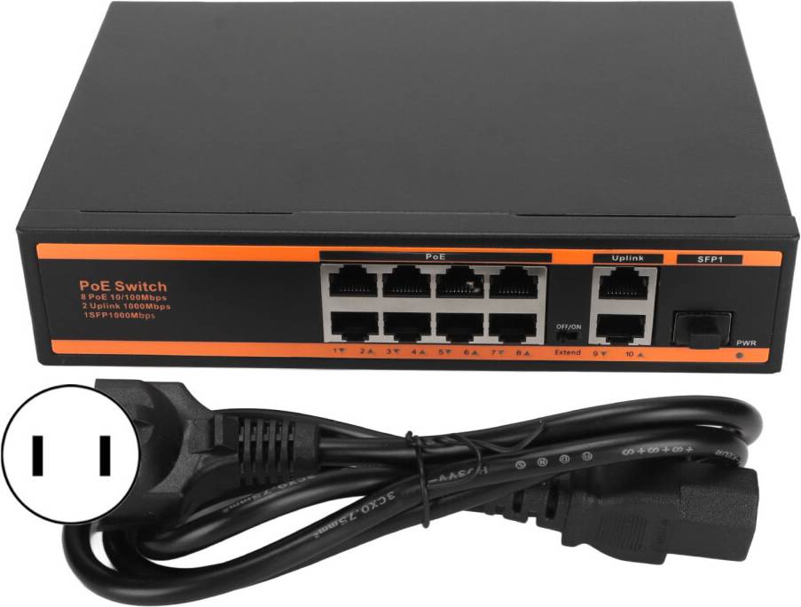 PoE Network Switch 8 Port With Extend