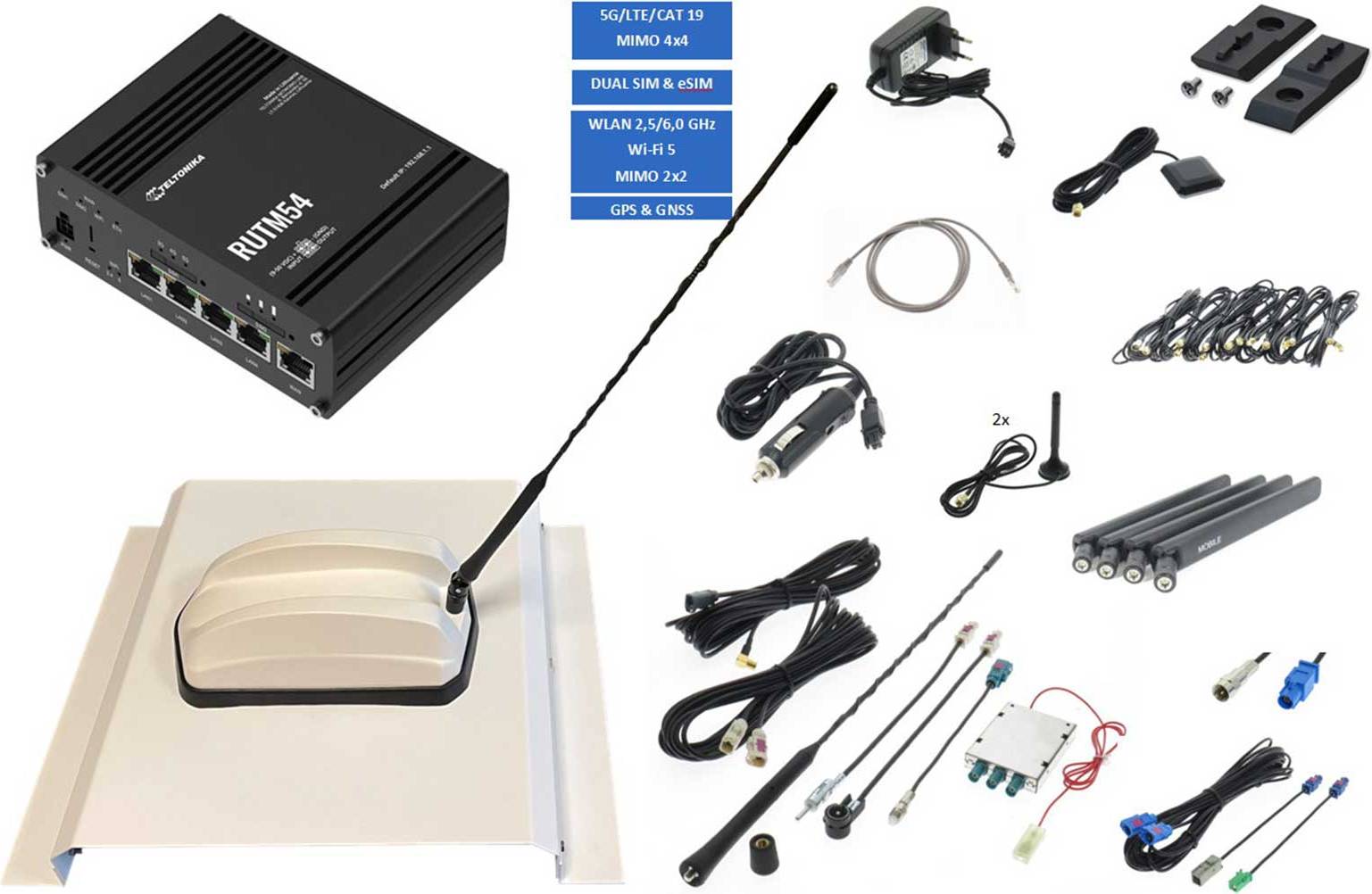 Router 5g lte Teltonika 5G LTE WLAN Router RUTM54 Weiß