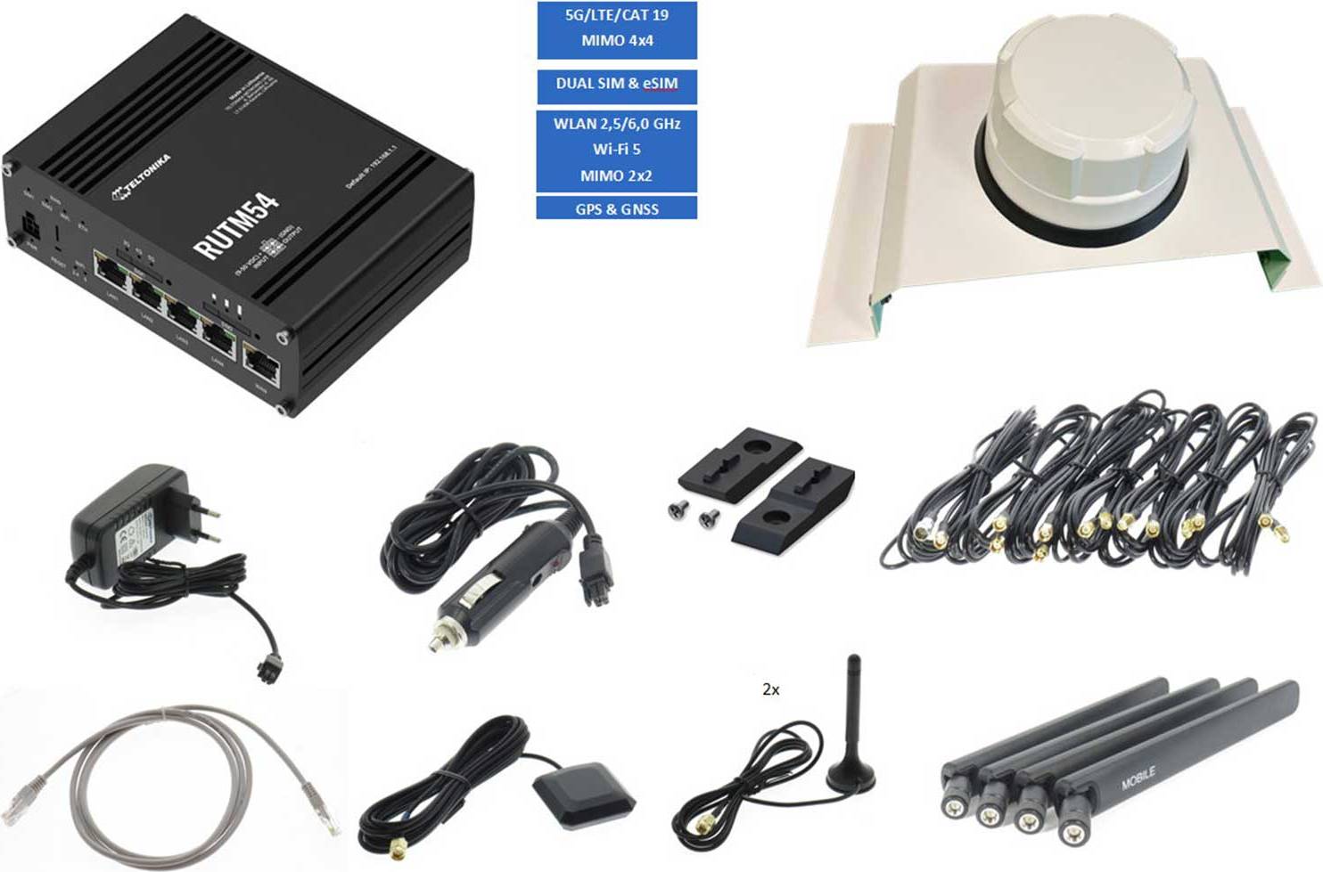 Router 5g lte Teltonika 5G LTE WLAN Router RUTM54 Weiß