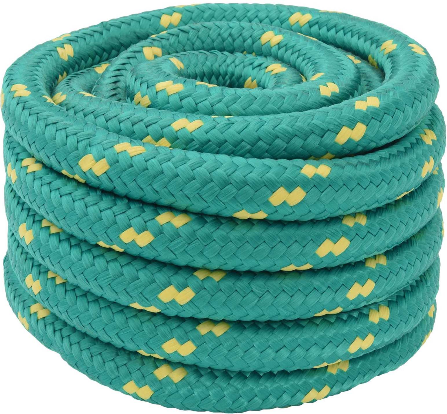 vidaXL Boat Rope Green PP